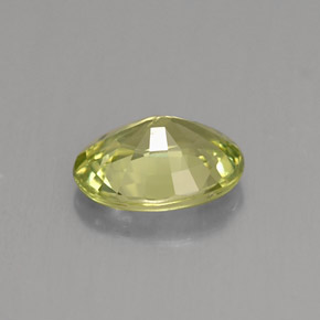 Grenat du mali vert naturelle coupe ovale, 1,34 ct, VS