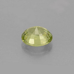 Grenat du mali vert naturelle coupe ovale, 1,24 ct, VVS-VS