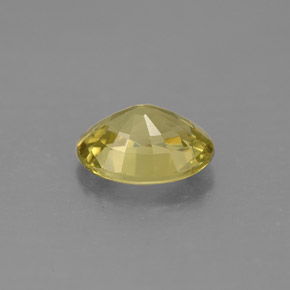 Grenat du mali vert naturelle coupe ovale, 1,45 ct, VVS-VS