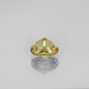 Petit Grenat Vert Doré naturelle Coupe ovale, 1.05 ct, VVS