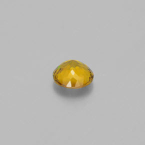 Petit Grenat Jaune verdâtre naturelle Coupe roude, 0.51 ct, VS