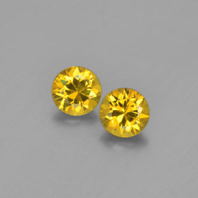 Achetez naturel ct jaune verdâtre grenat du mali gems, coupe roude, en provenance mali chez gemselect. en stock, livraison internationale!