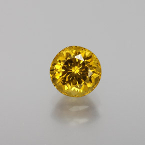 Petit Grenat Jaune verdâtre naturelle Coupe roude, 1.07 ct, VVS-VS