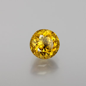 Petit Grenat Jaune verdâtre naturelle Coupe roude, 1.07 ct, VVS-VS