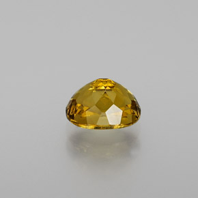 Grenat du mali jaune verdâtre naturelle coupe ovale, 1,35 ct, VVS