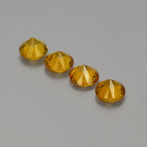 Achetez naturel 1.76ct Orange moyen Petit Grenat gems, Coupe roude, En provenance Mali chez GemSelect. En stock, livraison internationale!
