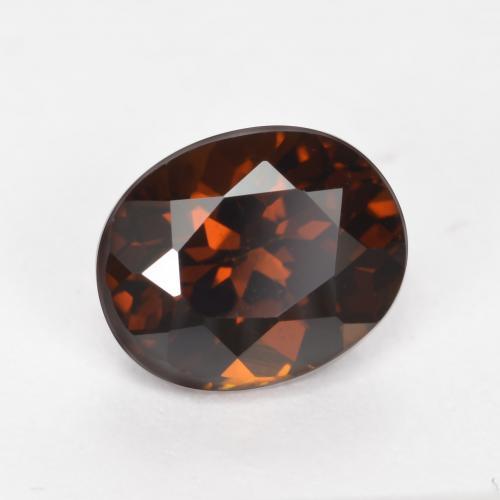 Petit Grenat Brun pain d'épices naturelle Coupe ovale, 1.31 ct, VVS-VS