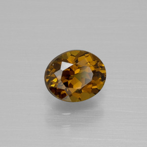 Petit Grenat Brun moyen-foncé naturelle Coupe ovale, 1.11 ct, VVS