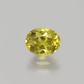 Petit Grenat Vert Doré naturelle Coupe ovale, 1.00 ct, VS
