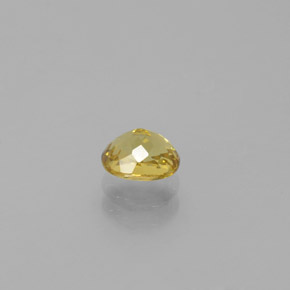 Petit Grenat Vert Doré naturelle Coupe ovale, 0.84 ct, VVS
