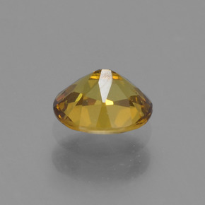 Petit Grenat Vert Doré naturelle Coupe ovale, 0.54 ct, VVS