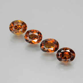 Achetez naturel ct Brun orangé Petit Grenat gems, Coupe ovale, En provenance Mali chez GemSelect. En stock, livraison internationale!