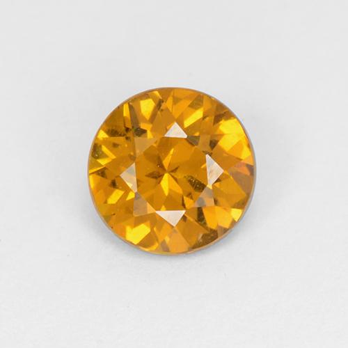 Grenat du mali doré naturelle coupe roude, 0,76 ct, VS
