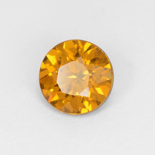 Grenat du mali doré naturelle coupe roude, 0,76 ct, VS