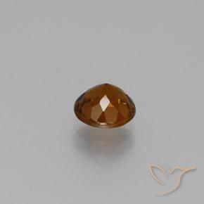 Petit Grenat Brun pain d'épices naturelle Coupe roude, 0.98 ct, VVS-VS