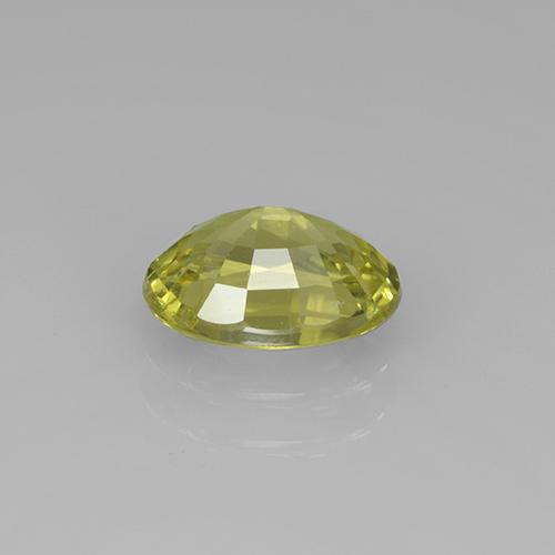 Grenat du mali vert forêt chaud naturelle coupe ovale, 1,25 ct, VVS-VS