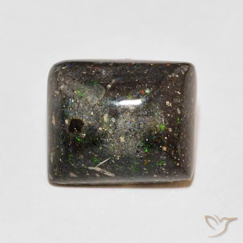 8.92ct Naturel Multicolore Opale matricielle, Baquette, Opaque