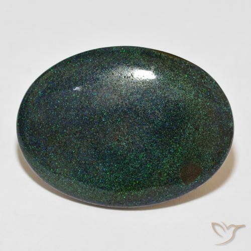 48.05ct Naturel Multicolore Opale matricielle, ovale, Opaque