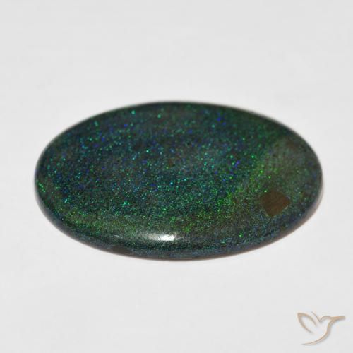 Opale matricielle Multicolore naturelle ovale, 48.05 ct, Opaque