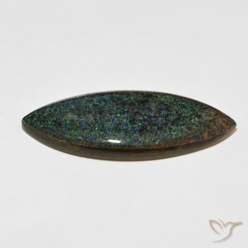 Opale matricielle Multicolore naturelle Marquise, 31.67 ct, Opaque