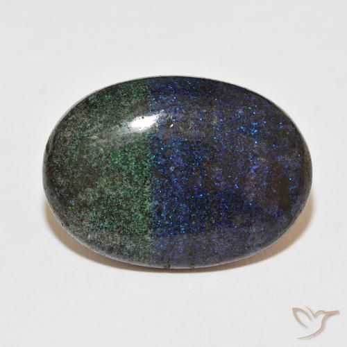 27.00ct Naturel Multicolore Opale matricielle, ovale, Opaque
