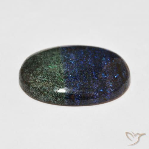 Opale matricielle Multicolore naturelle ovale, 27.00 ct, Opaque