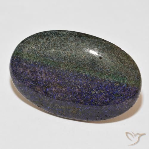 Opale matricielle Multicolore naturelle ovale, 52.40 ct, Opaque