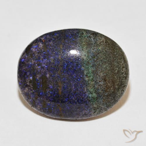 24.43ct Naturel Multicolore Opale matricielle, ovale, Opaque