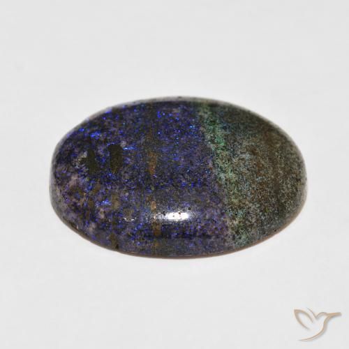 Opale matricielle Multicolore naturelle ovale, 24.43 ct, Opaque