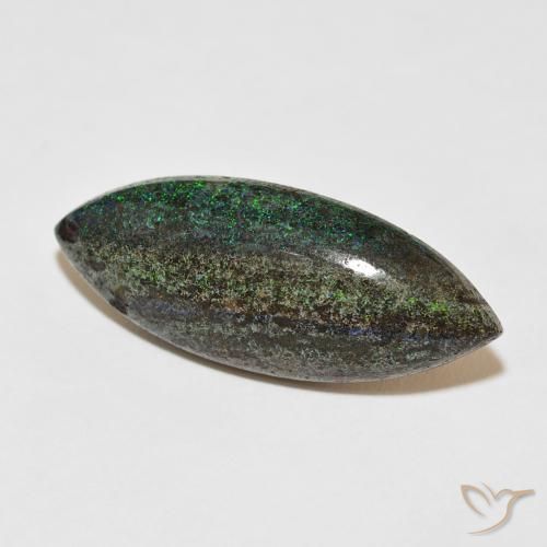 Opale matricielle Multicolore naturelle Marquise, 17.31 ct, Opaque