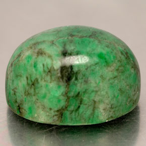 Maw-sit-sit vert naturelle coupe ovale, 19,74 ct, opaque