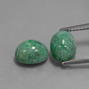 Achetez naturel ct vert maw-sit-sit gems, coupe ovale, en provenance myanmar (birmanie) chez gemselect. en stock, livraison internationale!