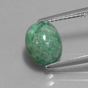 Maw-Sit-Sit Vert naturelle Coupe ovale, 2.22 ct, Opaque
