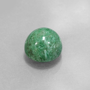 Maw-sit-sit vert naturelle coupe roude, 3,18 ct, opaque