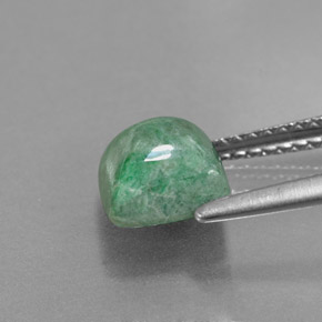 Maw-sit-sit vert naturelle carré, 2,13 ct, opaque