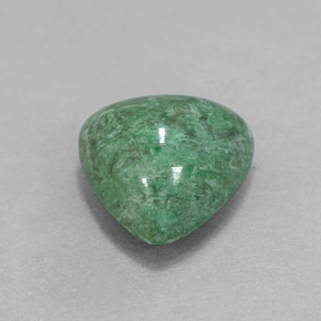 Maw-sit-sit vert naturelle trillion, 4,64 ct, opaque