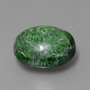 Maw-Sit-Sit Vert foncé naturelle Coupe ovale, 8.83 ct, Opaque