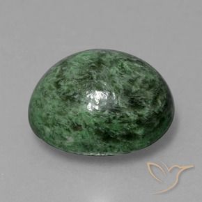 Maw-Sit-Sit Vert pin pâle naturelle ovale, 9.55 ct, Opaque
