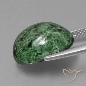 Maw-Sit-Sit Vert pin pâle naturelle ovale, 9.55 ct, Opaque
