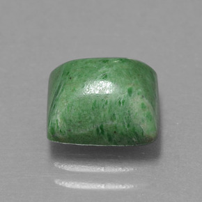 Maw-sit-sit vert naturelle baguette, 3,67 ct, opaque