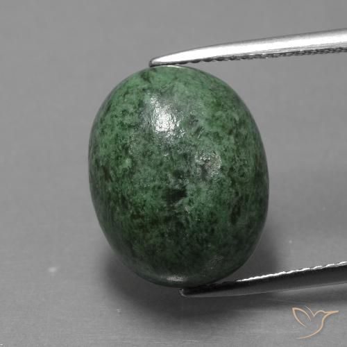 11.86ct Naturel Vert terreux Maw-Sit-Sit, ovale, Opaque