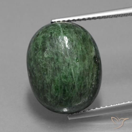 13.40ct Naturel Vert terreux Maw-Sit-Sit, ovale, Opaque