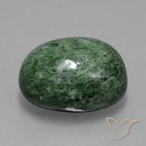 Maw-Sit-Sit Vert pin pâle naturelle ovale, 9.69 ct, Opaque