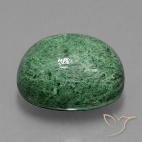 Maw-Sit-Sit Vert moyen naturelle ovale, 11.25 ct, Opaque