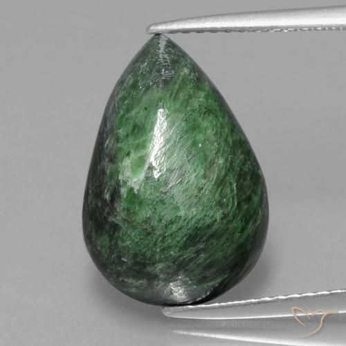 8.26ct Naturel Vert pin Maw-Sit-Sit, En forme de poire, Opaque