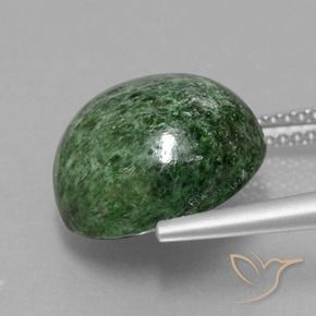 Maw-Sit-Sit Vert foncé naturelle Tour, 9.28 ct, Opaque
