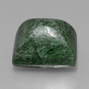 Maw-sit-sit vert naturelle baguette, 15,15 ct, opaque