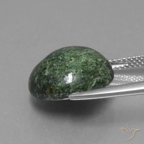 Maw-Sit-Sit Vert foncé naturelle Tour, 10.46 ct, Opaque