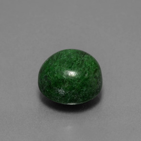Maw-Sit-Sit Vert naturelle Coupe roude, 8.51 ct, Opaque