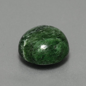 Maw-Sit-Sit Vert naturelle Coupe roude, 6.20 ct, Opaque